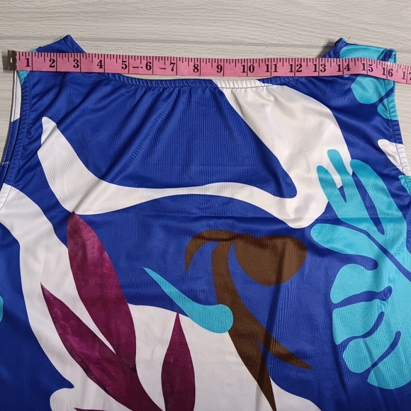 Women Fashion Graphic Printed Plus Size Ruffled Dress - Picture 12 of 16